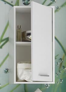 Kúpeľňová závesná skrinka Milano, biela
