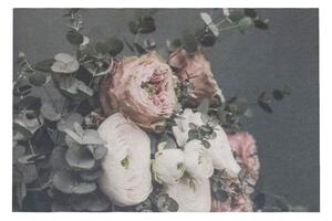 Zamatový nástenný panel s kvetmi Florien 8 - 35 * 45 * 1cm - Mars & More
