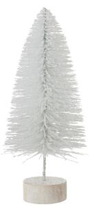 Biely trblietavý vianočný stromček - Ø16 * 38cm - J-Line by Jolipa
