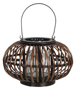 Drevená závesná lucerna Eudo - Ø 34 * 21 cm - Clayre & Eef