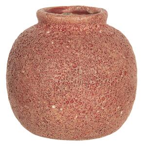 Tehlovo zafarbená váza Root - Ø 8 * 8 cm - Clayre & Eef