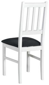 Jedálenská stolička BOLS 4 biela/čierna