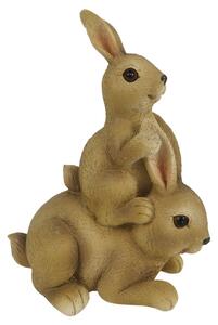 Veľkonočné dekorácie králičkov - 10 * 6 * 12 cm - Clayre & Eef