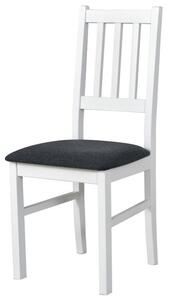 Jedálenská stolička BOLS 4 biela/sivočierna