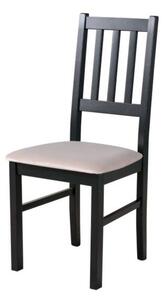 Jedálenská stolička BOLS 4 čierna/béžová
