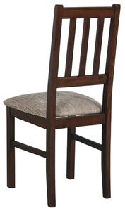 Jedálenská stolička BOLS 4 orech/hnedá