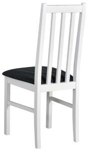 Jedálenská stolička BOLS 10 biela/čierna
