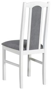 Jedálenská stolička BOLS 7 biela/svetlosivá