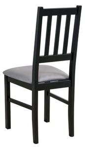 Jedálenská stolička BOLS 4 čierna/antracitová