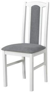 Jedálenská stolička BOLS 7 biela/svetlosivá