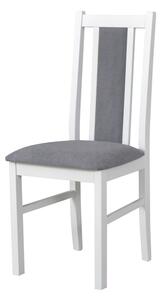 Jedálenská stolička BOLS 14 biela/svetlosivá
