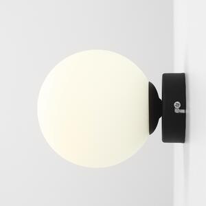 Aldex BALL BLACK | Nástenná lampa v čiernej povrchovej úprave Veľkosť: M