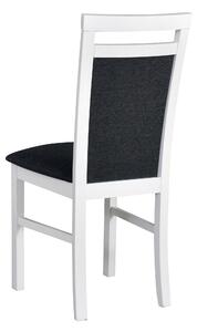 Jedálenská stolička MILAN 5 biela/sivočierna