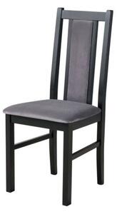 Jedálenská stolička BOLS 14 čierna/antracit
