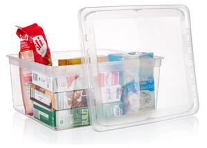 Keeeper Úložný box s vekom BEA Clearbox 18L, 39 x 35,5 x 18 cm