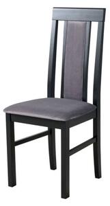 Jedálenská stolička NILA 2 čierna/sivá