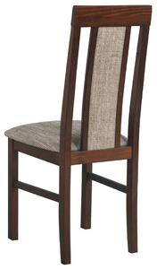 Jedálenská stolička NILA 2 orech/hnedá