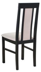 Jedálenská stolička NILA 2 čierna/béžová