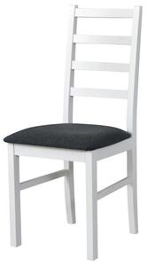 Jedálenská stolička NILA 8 tmavosivá/biela