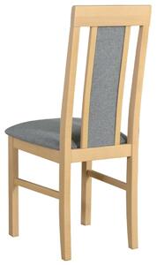 Jedálenská stolička NILA 2 svetlosivá/dub sonoma