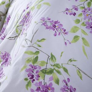Bavlnené posteľné obliečky ORGOVÁN fialová štandardná dĺžka