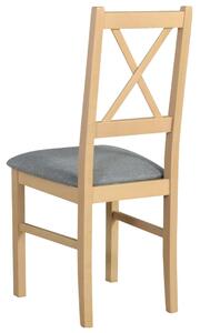 Jedálenská stolička NILA 10 svetlosivá/dub sonoma