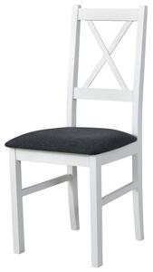 Jedálenská stolička NILA 10 tmavosivá/biela