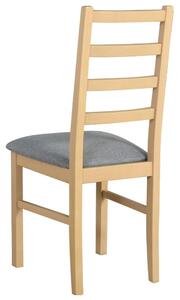 Jedálenská stolička NILA 8 svetlosivá/dub sonoma