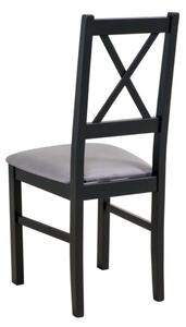 Jedálenská stolička NILA 10 čierna/antracit