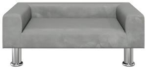 Detská pohovka bledosivá 70x45x26,5 zamat