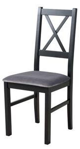 Jedálenská stolička NILA 10 čierna/antracit