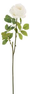 Dekorácie umelá biela ruža Mattie - 17 * 10 * 59 cm - J-Line by Jolipa