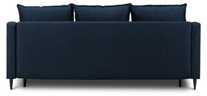 Modrá rozkladacia pohovka s úložným priestorom Mazzini Sofas Ancolie, 215 cm