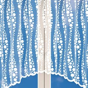 Hotová žakárová záclona HARMONY - balkónový komplet