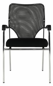KONDELA Zasadacia stolička, čierna, UMUT