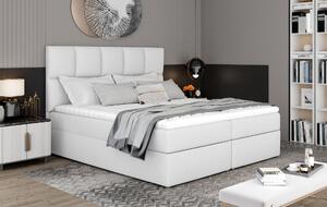 Drevko Čalúnená posteľ Glossy - Soft 17 - 160 x 200 cm, Biela