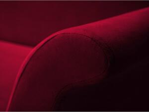 Červená rozkladacia pohovka s úložným priestorom Mazzini Sofas Pivoine