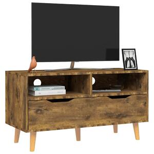TV skrinka, tmavý dub 90x40x48,5 cm, kompozitné drevo