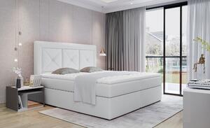 Drevko Čalúnená posteľ Idris - Soft 17 - 140 x 200 cm, Biela