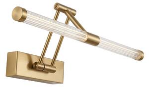 Toolight Toolight, LED nástenné svietidlo 40cm, 9W, 4000K, 1000lm, APP1899-1W, zlatá matná, OSW-66054