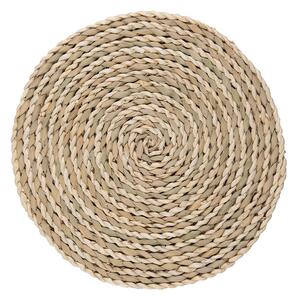 Pletené okrúhle prírodné prostírání - Ø 38 cm - Clayre & Eef