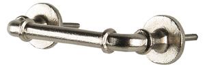 Liatinové strieborné madlo Christine - 13 * 4 * 3 cm - Clayre & Eef
