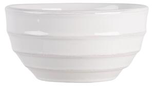 Biela vrúbkovaná miska Romantic Intense - Ø 14 * 7 cm - Clayre & Eef