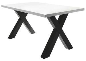 Jedálenský stôl BIG SYSTEM biela/čierna