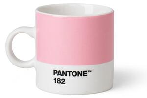 Svetloružový hrnček Pantone Espresso, 120 ml