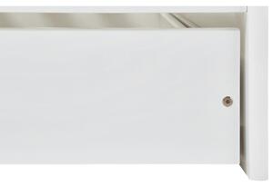 Posteľ s výsuvným lôžkom LAUNIE biela, 90x200 cm