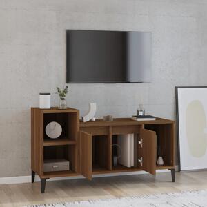 TV skrinka hnedý dub 100x35x55 cm spracované drevo