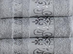 XPOSE® Bambusový uterák CATANIA - svetlo sivý 50x90 cm
