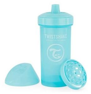 Twistshake Netečúca fľaša s náustkom 360 ml 12 m+, modrá
