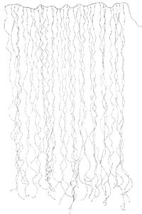 Vianočné strieborný svetelný záves 2x3m s 1020led svetielkami - teplá biela - 18 * 18 * 7 cm - J-Line by Jolipa